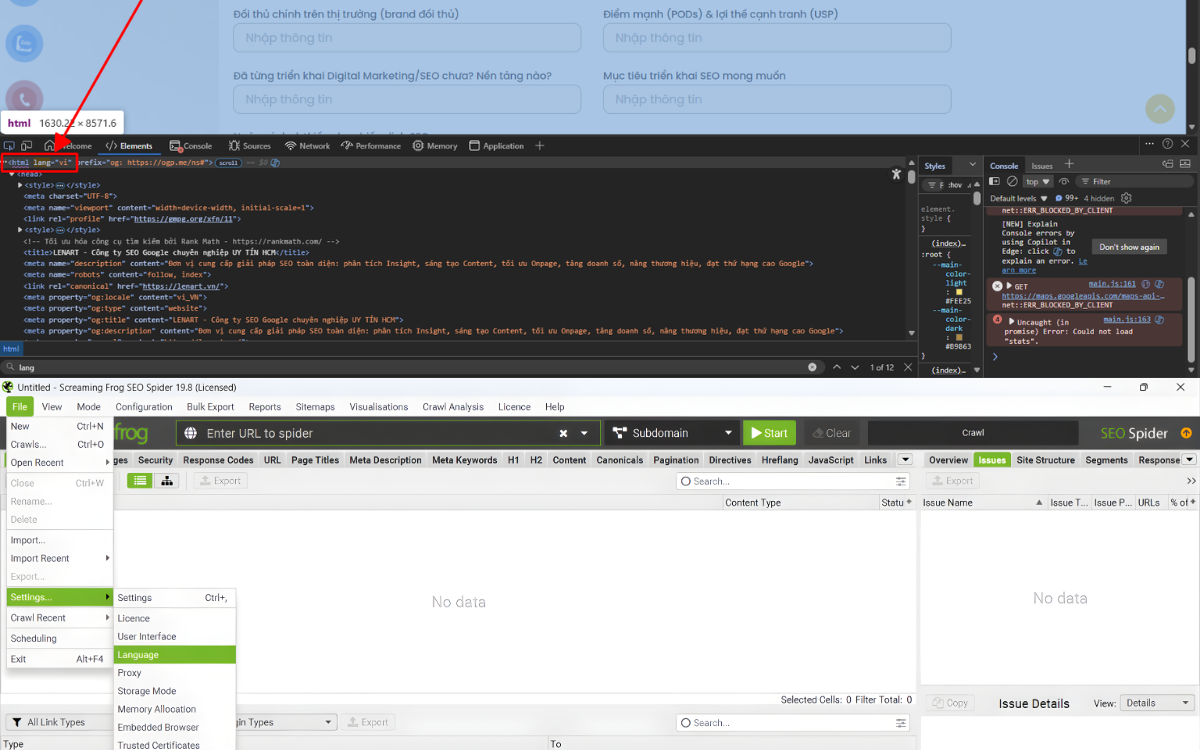 buoc-2-chon-ngon-ngu-kiem-tra