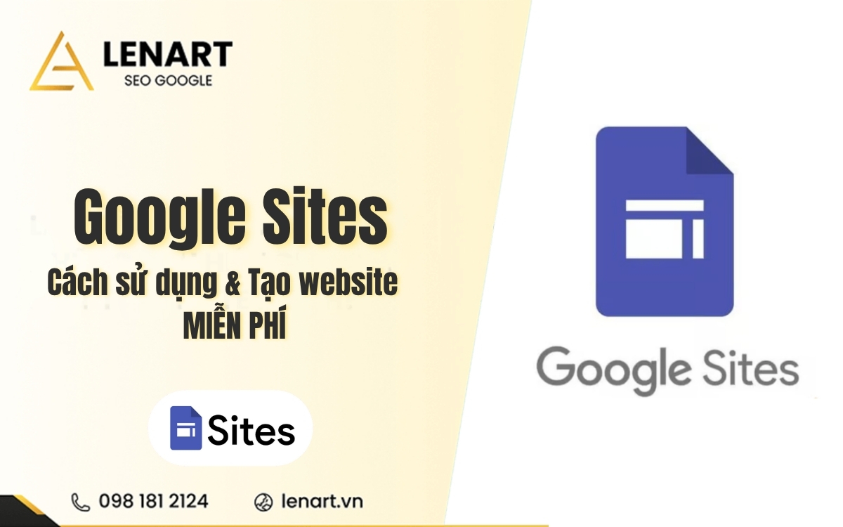 Cách dùng google sites