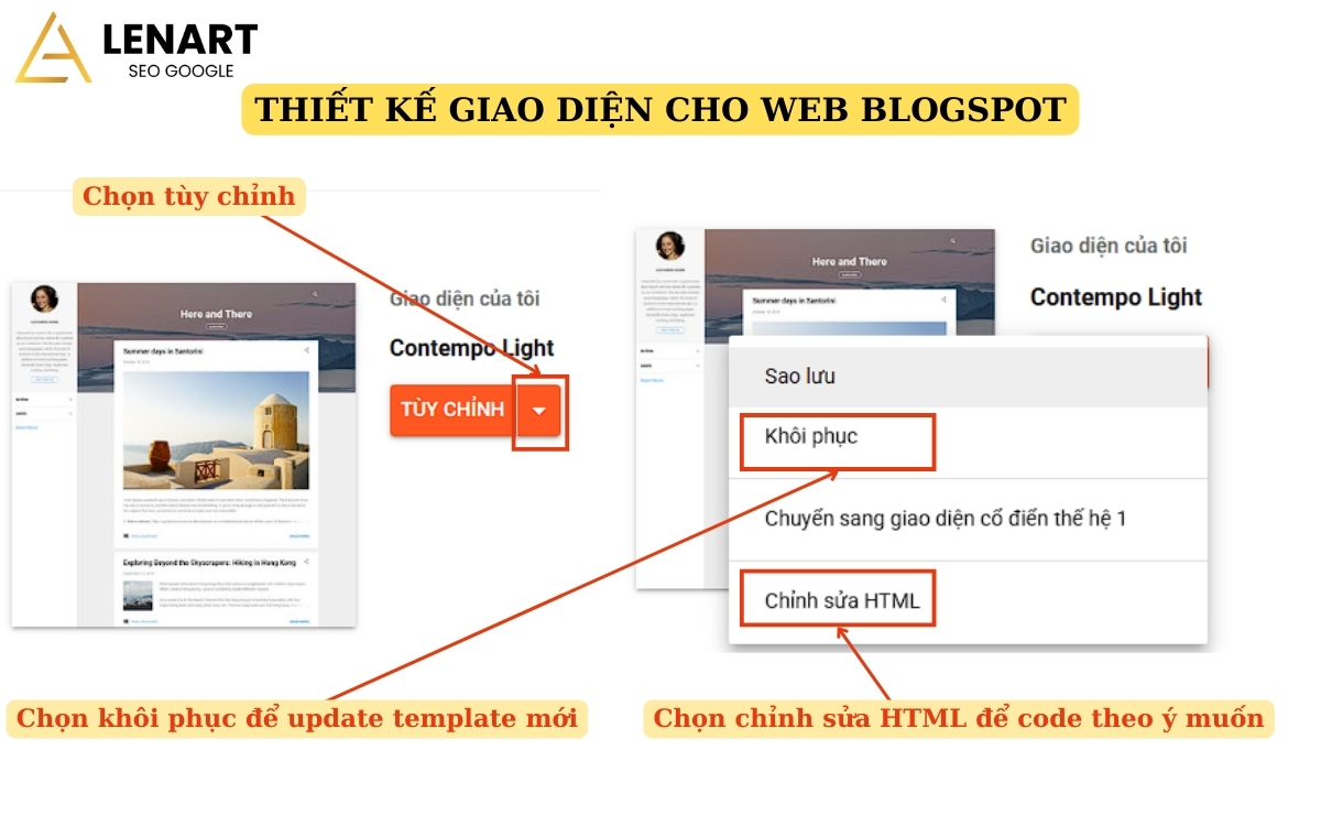 cách tạo web bằng blogspot