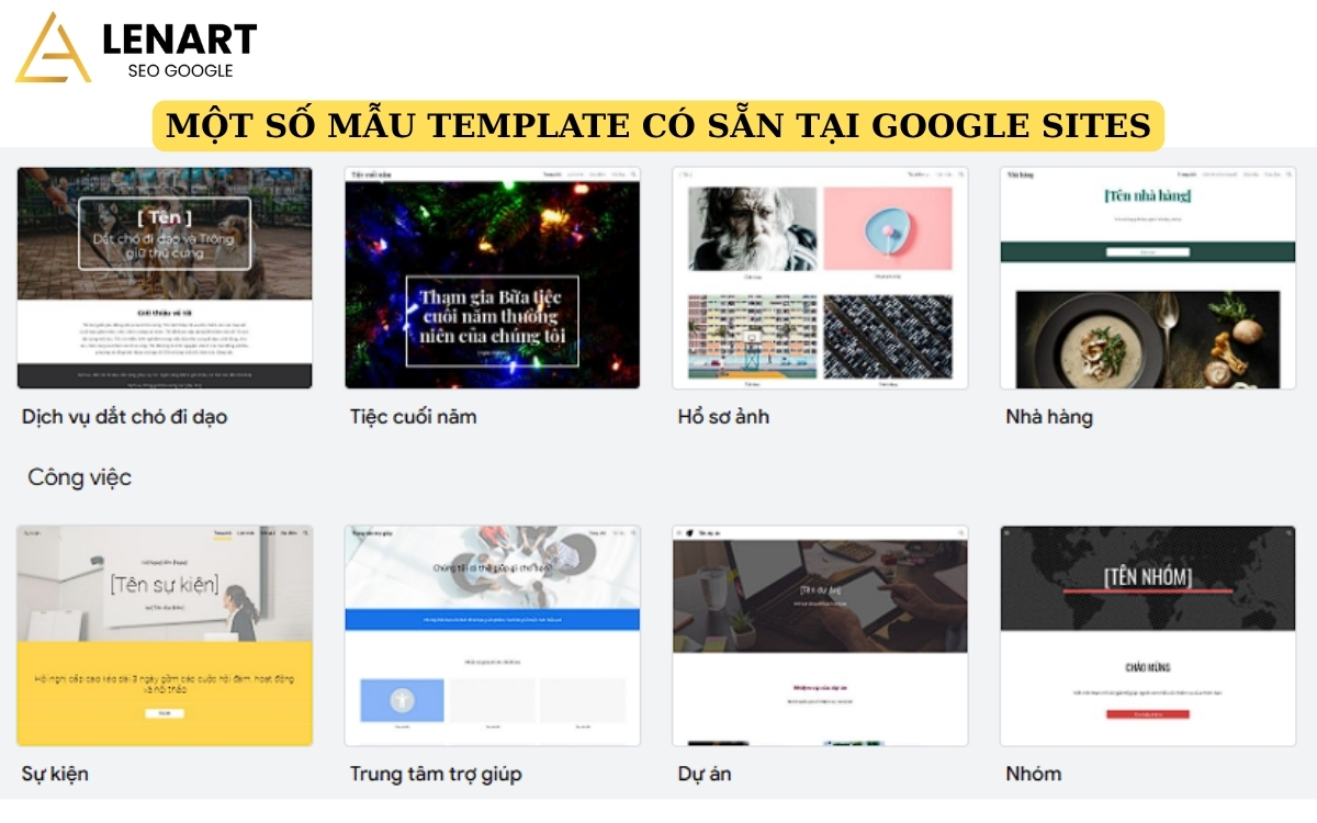 hướng dẫn sử dụng google sites
