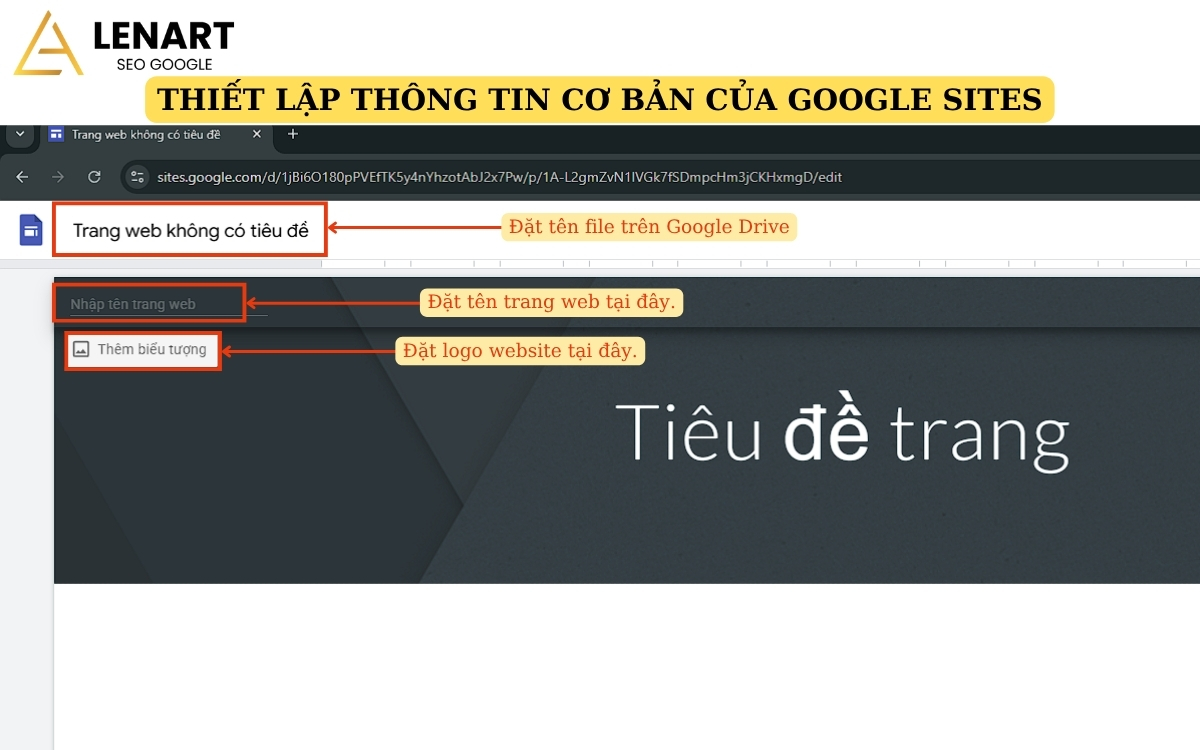 hướng dẫn tạo website bằng google site