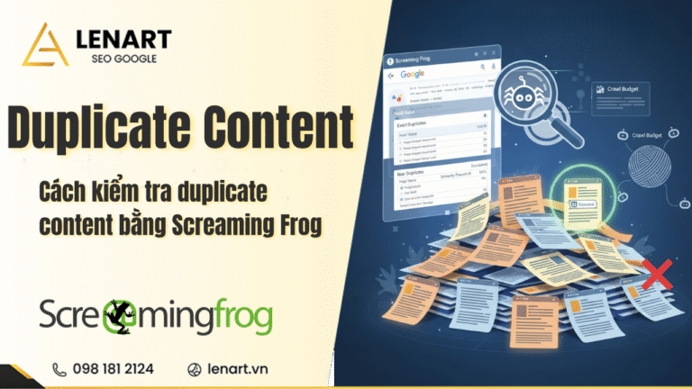 Screaming Frog Kiểm tra Duplicate Content