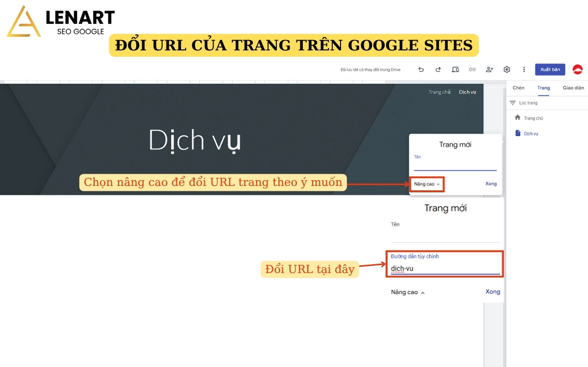 tạo website bằng google sites (2)