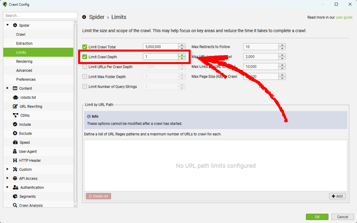 do-sau-crawl-pdf-trong-list-mode