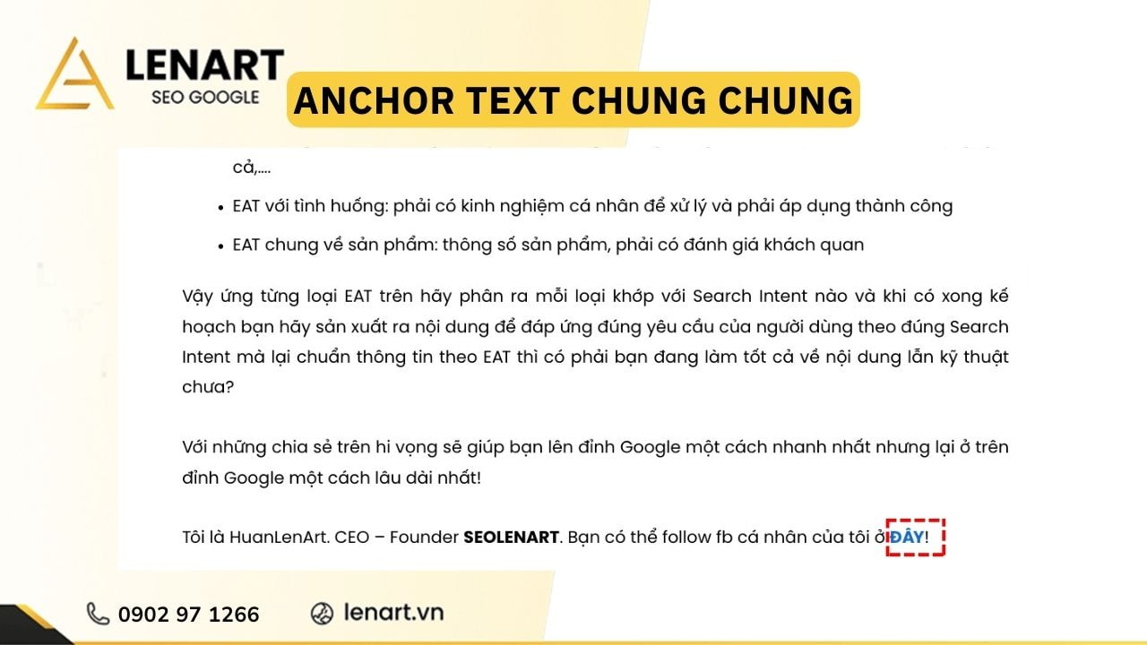 anchor text chung chung