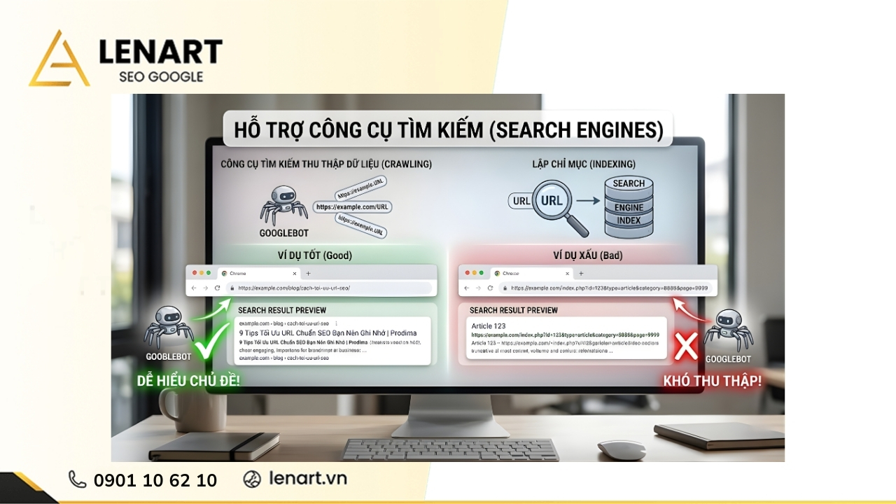 Hỗ trợ công cụ tìm kiếm (Search Engines)