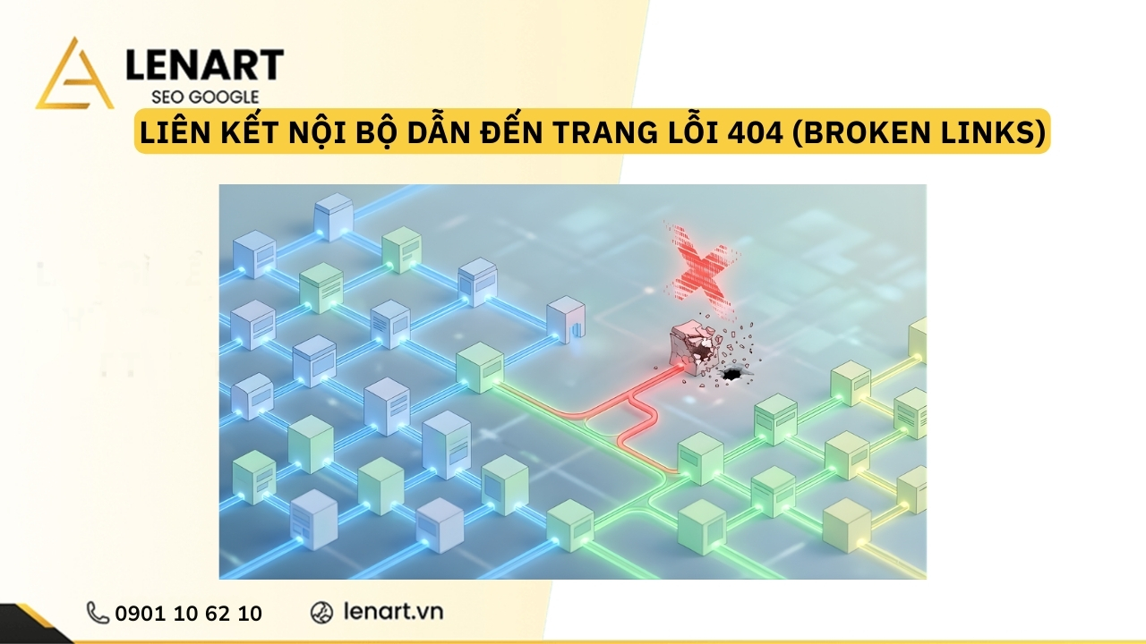 Liên kết nội bộ dẫn đến trang lỗi 404