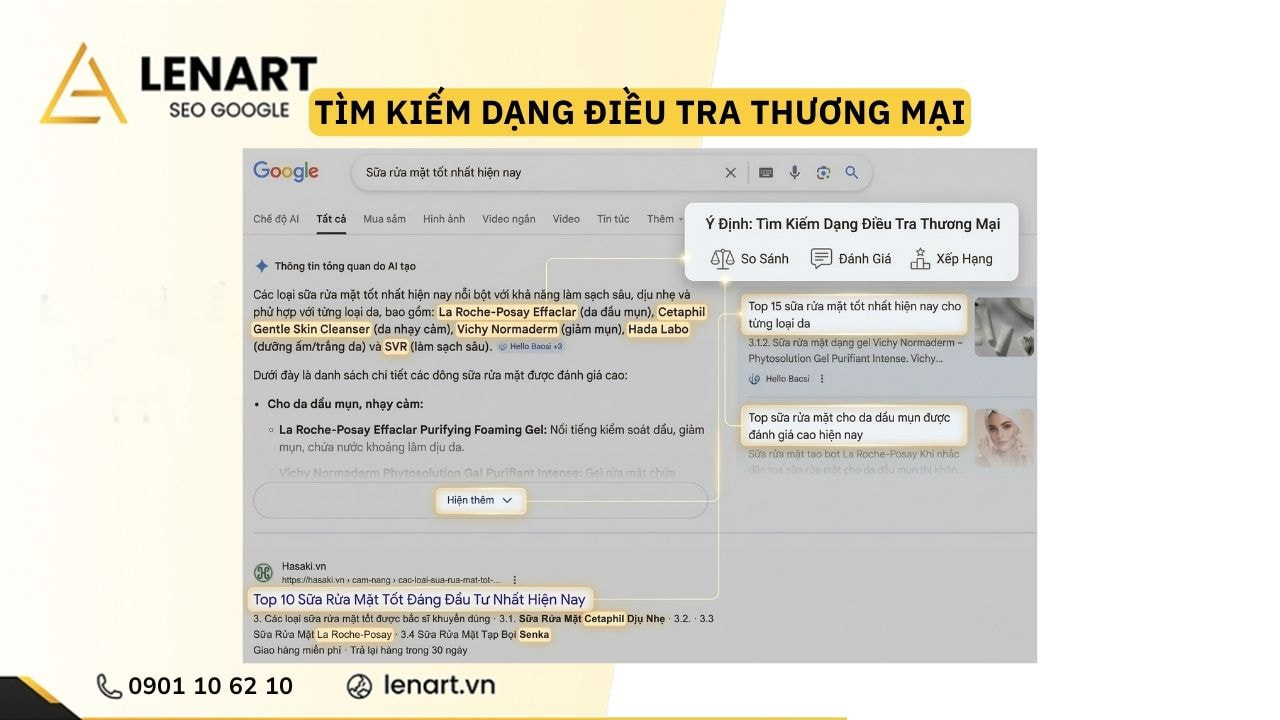 tìm kiếm điều tra thương mại