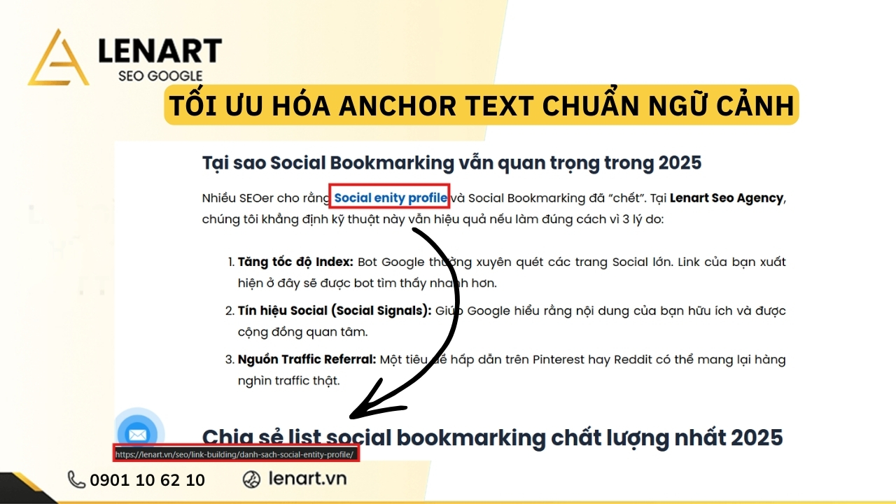 Tối ưu hóa Anchor Text chuẩn ngữ cảnh, ngữ nghĩa