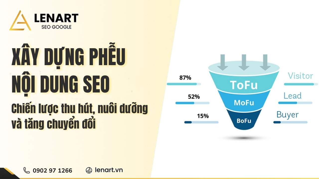 Xây dựng phễu nội dung SEO: Chiến lược thu hút, nuôi dưỡng và tăng chuyển đổi