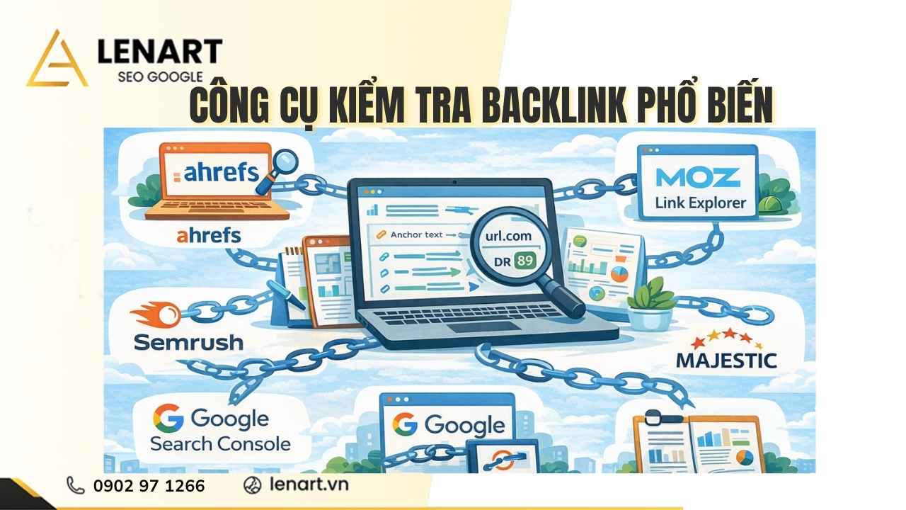 Công cụ kiểm tra backlink phổ biến