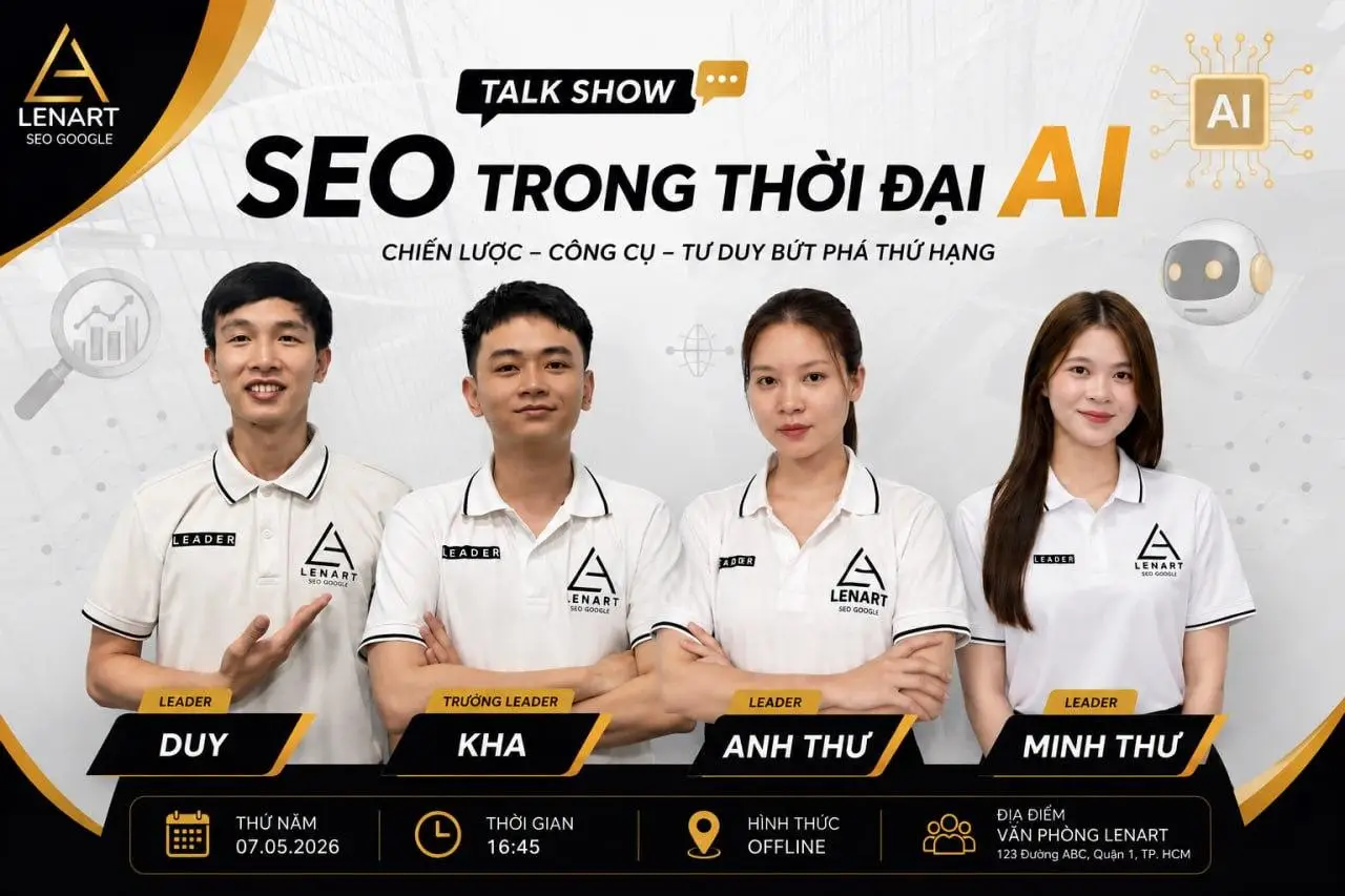 Leader SEO LENART chia sẻ cho đội ngũ 